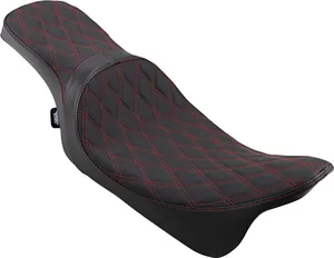Drag Specialties SEAT 2-UP PREDATOR DOUBLE DIAM