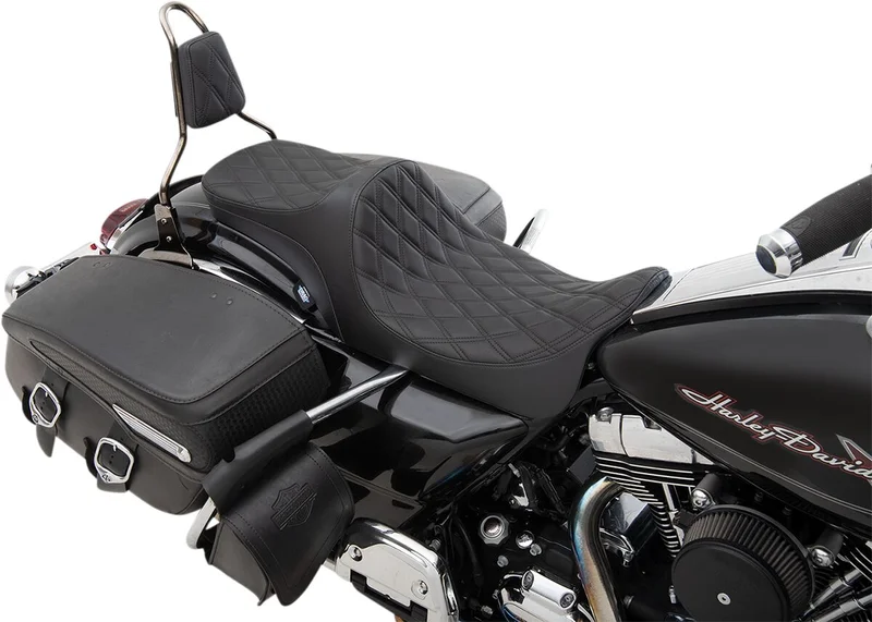 Drag Specialties SEAT PREDATOR III 2-UP DOUBLE