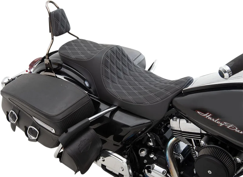 Drag Specialties SEAT PREDATOR III 2-UP DOUBLE