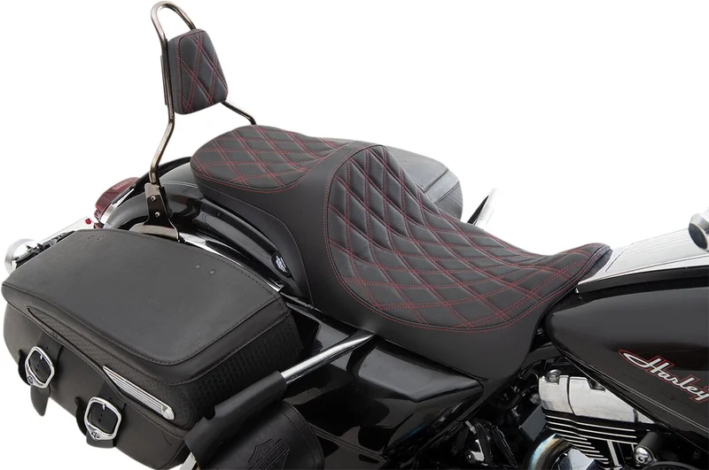 Drag Specialties SEAT PREDATOR III 2-UP DOUBLE