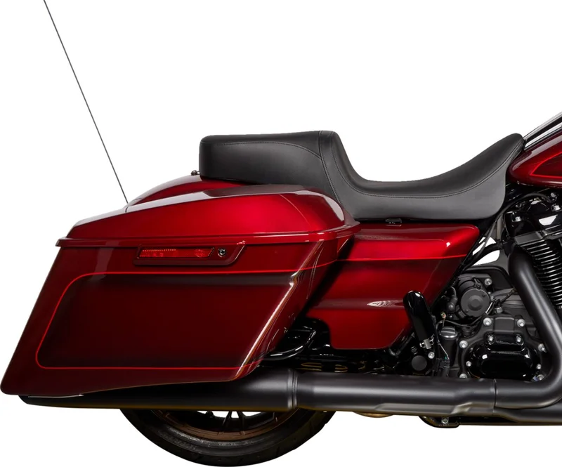 Drag Specialties SEAT PREDATOR 2-UP SMOOTH