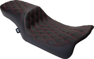 Drag Specialties SEAT PREDATOR 2-UP DOUBLE DIAM