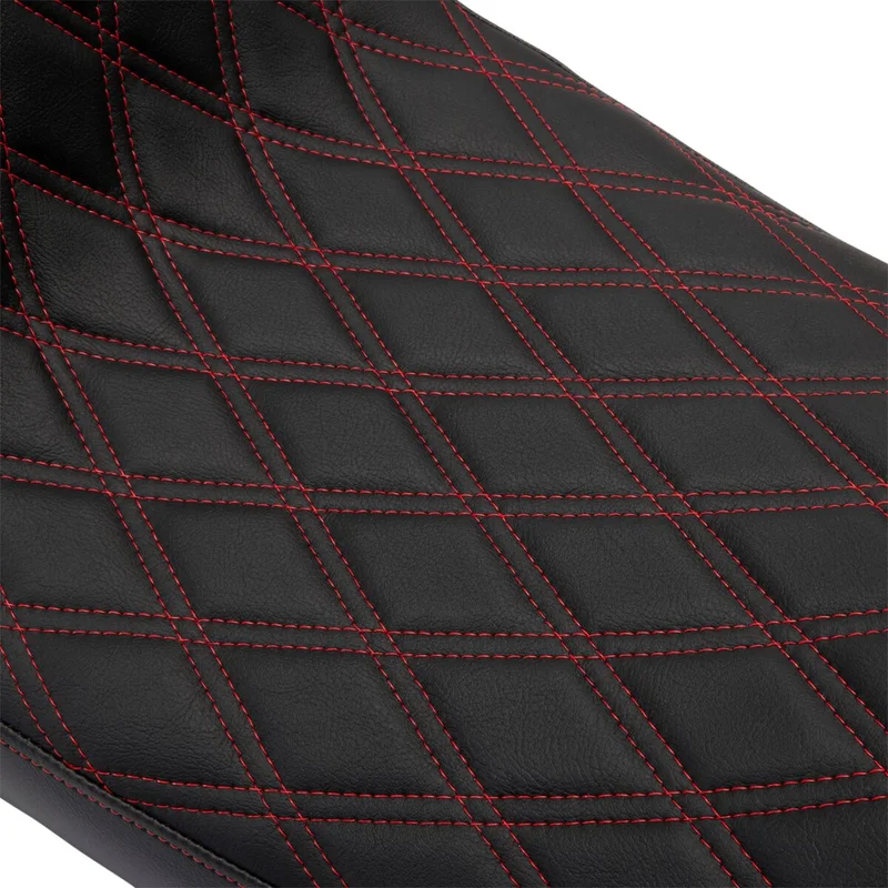 Drag Specialties SEAT PREDATOR 2-UP DOUBLE DIAM