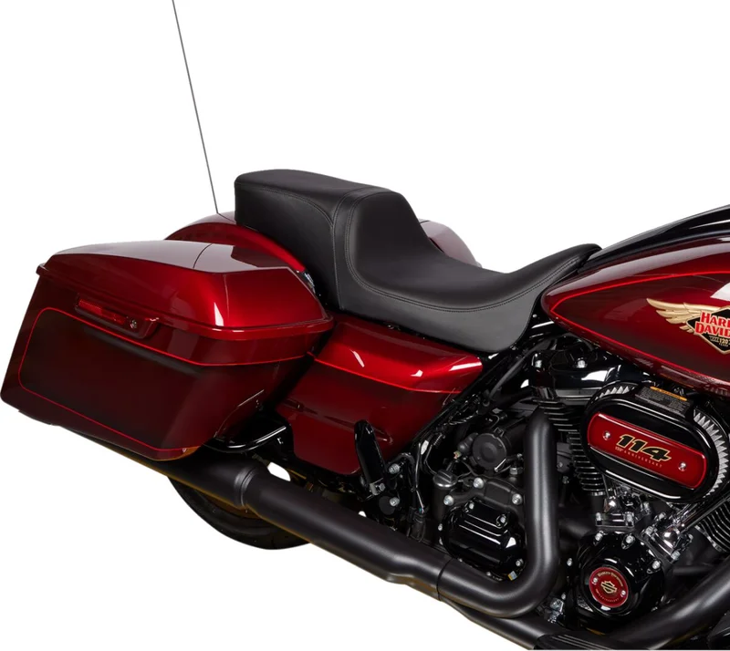 Drag Specialties SEAT PREDATOR 2-UP SMOOTH SOLA