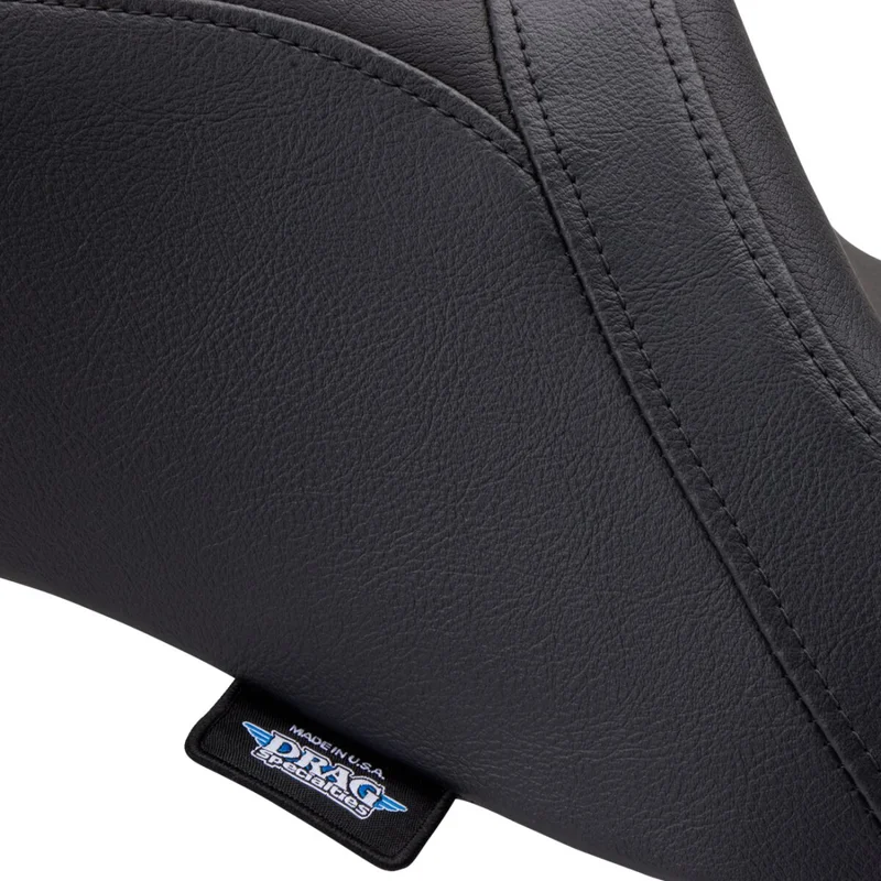 Drag Specialties SEAT PREDATOR 2-UP W/BACKREST