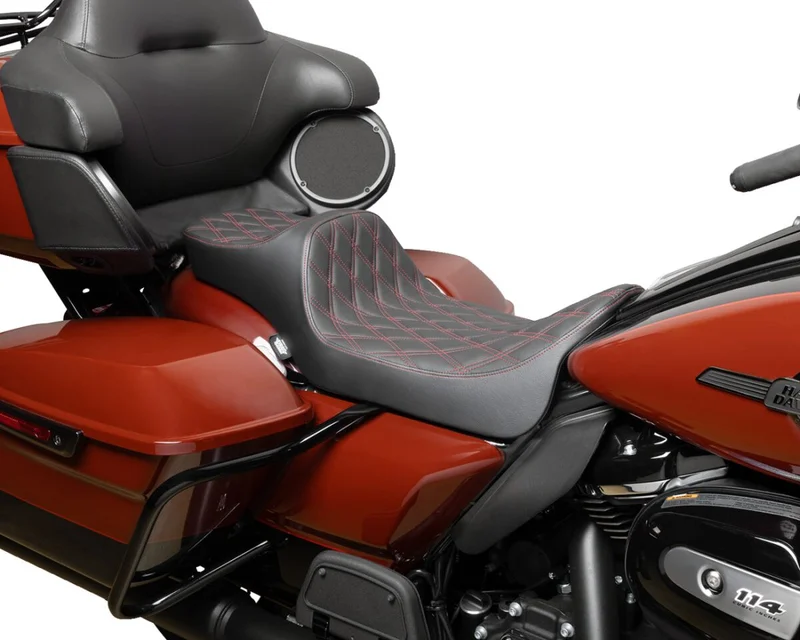 Drag Specialties SEAT PREDATOR III 2-UP EXTENDE