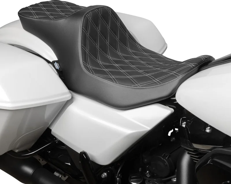 Drag Specialties SEAT PREDATOR III 2-UP DOUBLE