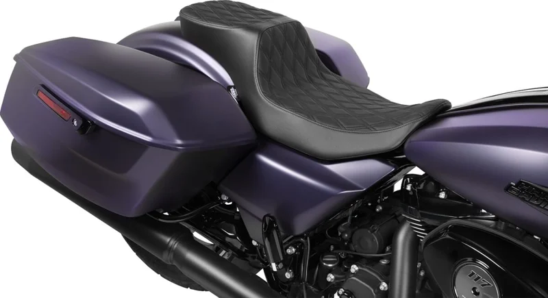 Drag Specialties SEAT PREDATOR 2-UP PERFORMANCE