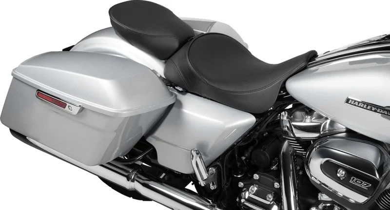 Drag Specialties SEAT REAR SOLO WIDE SMOOTH