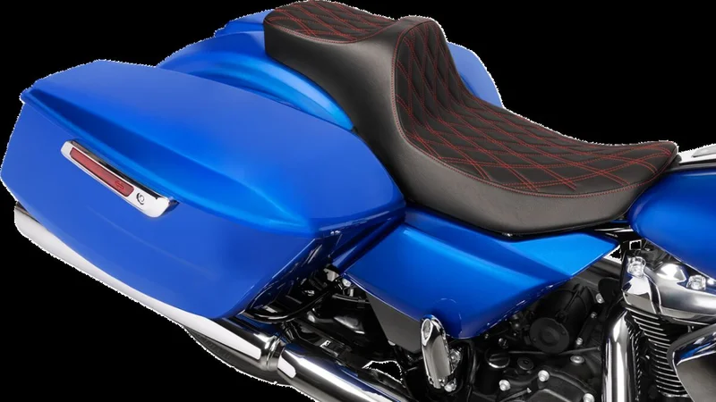Drag Specialties SEAT PREDATOR III 2-UP EXTENDE