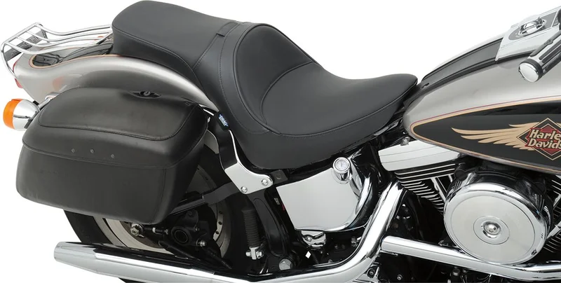Drag Specialties SEAT PREDATOR 2-UP SMOOTH