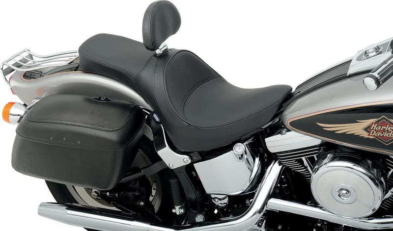 Drag Specialties SEAT PREDATOR 2-UP SMOOTH