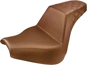 Saddlemen Step-Up Seat<br><ul><li>Ultra-Foam's unique molding process creates an element-resistant, self-skinning process that seals the foam from water and enhances the seat's durability as well as comfort</li><li>Blends rider and passenger comfort with the ergonomics required to keep the rider locked in place and in control of the bike</li><li>Combines a GelCore™ interior with Ultra-Foam that creates a perfect balance of rigidity and user compliance</li><li>All mounting hardware and instructions are included for easy installation</li><li>High lumbar keeps the rider locked into the seat</li><li>Whisper-grain SaddleHyde™ cover</li><li>Made in the USA</li></ul>