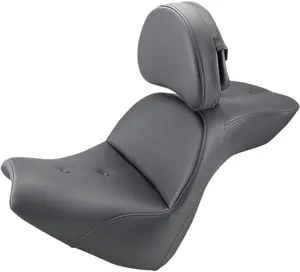 Saddlemen Explorer RoadSofa™ Seat<br><ul><li>A version of Saddlemen's popular touring seat, but with a plush, pillow-top style covering</li><li>Provides riders of non-touring motorcycles the comfort and style of a RoadSofa™ seat</li><li>Exclusive, unique split-cushion design separates the seating surface from the lumbar support, reducing tailbone and back pressure for maximum long-range comfort</li><li>GelCore™ in both driver and passenger portions increases comfort even during long trips</li><li>Comfortable touring design</li><li>Made in the USA</li></ul><br>Drivers backrest is adjustable for both height and fore-aft position.