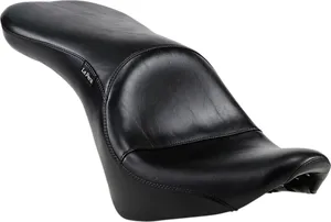 Le Pera Maverick Seat<br><ul><li>Comfortable seat that retains a custom look</li><li>Special contours give good support while allowing unrestricted movement</li><li>Molded one-piece foam foundation covered with premium-grade black vinyl on a 16-gauge powder-coated steel base plate</li><li>Seat bottom carpeted to protect the fender</li><li>Made in the USA</li></ul>