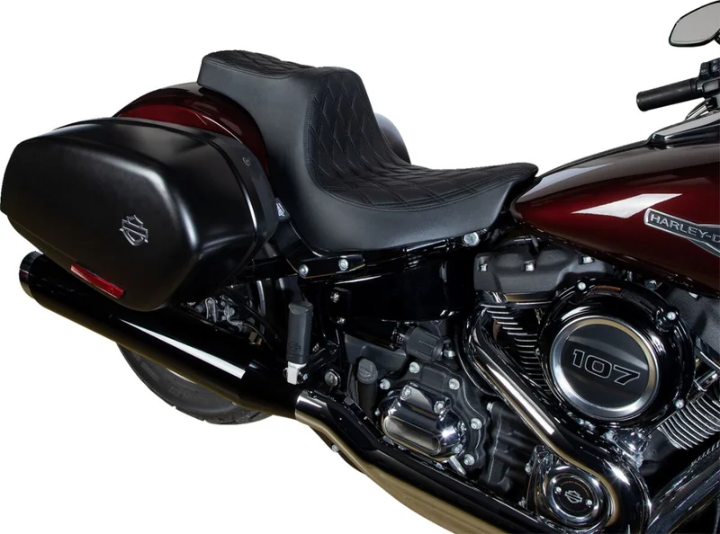 Drag Specialties SEAT PREDATOR III 2-UP DOUBLE