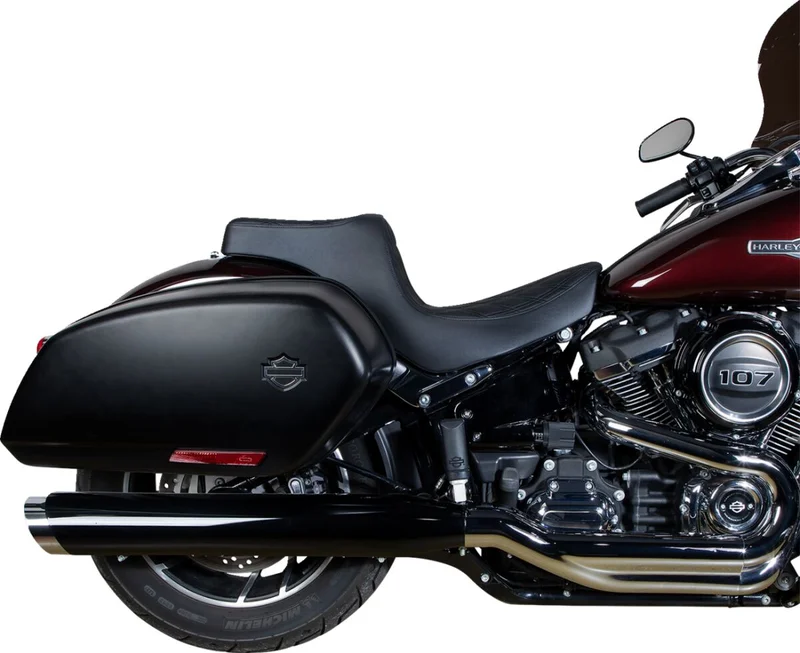 Drag Specialties SEAT PREDATOR III 2-UP DOUBLE