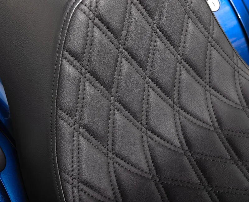 Drag Specialties SEAT PREDATOR III 2-UP DOUBLE