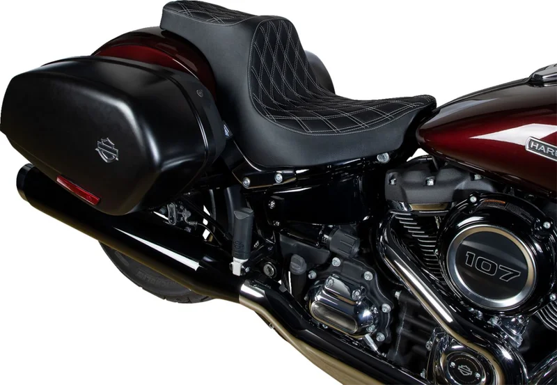 Drag Specialties SEAT PREDATOR III 2-UP DOUBLE