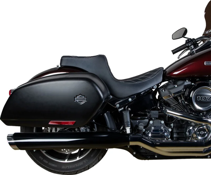 Drag Specialties SEAT PREDATOR III 2-UP DOUBLE