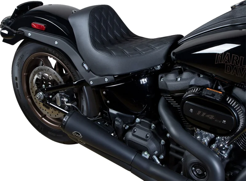 Drag Specialties SEAT SOLO DOUBLE DIAMOND