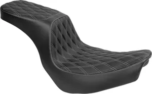 Drag Specialties SEAT PREDATOR 2-UP DOUBLE DIAM