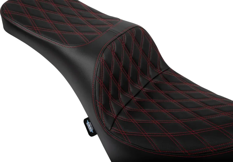 Drag Specialties SEAT FREEDOM 2-UP DOUBLE DIAMO