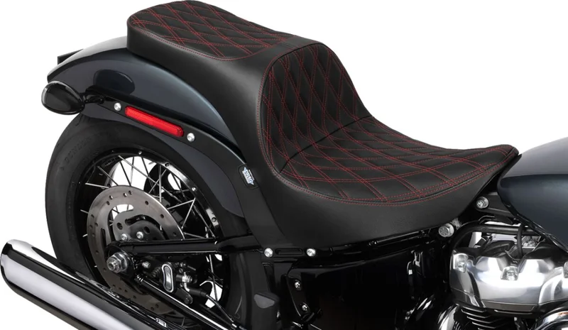 Drag Specialties SEAT FREEDOM 2-UP DOUBLE DIAMO