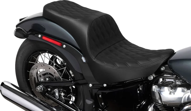 Drag Specialties SEAT FREEDOM 2-UP DOUBLE DIAMO