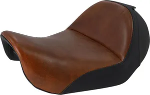 Saddlemen Renegade™ Lariat Solo Seat<br><ul><li>Covered with the same special leather as the seats, the optional driver’s backrest adds superb lumbar support with position adjustment for excellent riding comfort and installs in seconds without using tools; backrest is sold separately</li><li>The Lariat solo seat is covered in genuine distressed brown leather so it is as close to having a true western horse saddle as you can get</li><li>The seat pans are engineered from Saddlemen’s award-winning Heel’s Down Renegade solo seat family, so the fit is perfect</li><li>Each seat will break-in to be supple with a distinctive appearance, further enhancing the unique appeal of the free-range leather</li><li>Like a Heel’s Down, each Lariat seat is specially-designed to position the rider lower and forward for better control and riding comfort</li><li>Each seat contains the internal hardware to accept an optional matching driver's backrest; backrest is sold separately</li><li>Unique blend of variable-density foam and GelCore™ technology</li><li>Each solo saddle is low, wide and contoured to allow the rider to securely plant feet when stopped</li><li>Genuine cowhide is tanned and cut to produce unique leather covers; no two seats are the same</li><li>Made in the U.S.A.</li></ul><br>Featuring distressed genuine cowhide.
