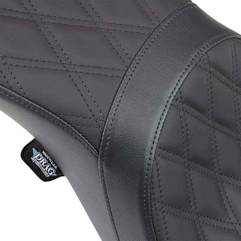 Drag Specialties SEAT PREDATOR 2-UP DIAMOND
