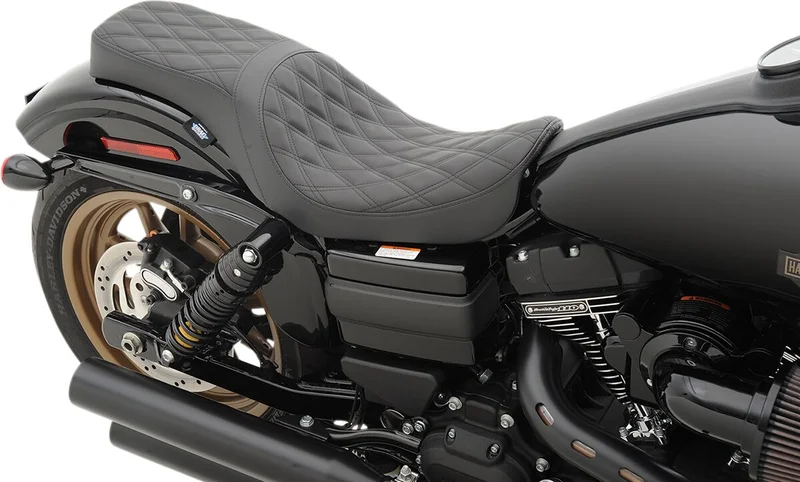 Drag Specialties SEAT PREDATOR 2-UP DIAMOND