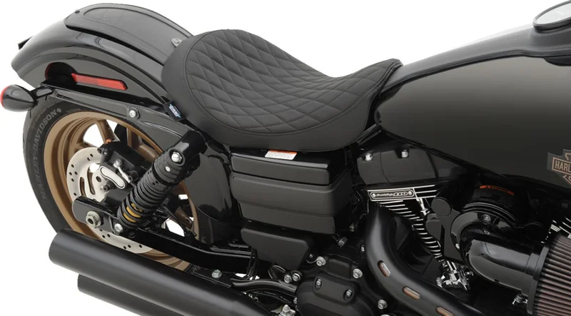 Drag Specialties SEAT LOW SOLO DOUBLE DIAMOND