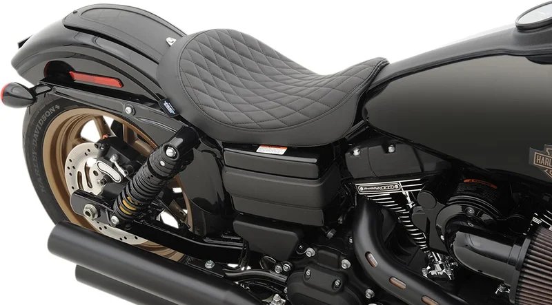 Drag Specialties SEAT LOW SOLO DOUBLE DIAMOND
