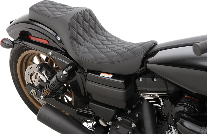 Drag Specialties SEAT PREDATOR III DOUBLE DIAMO