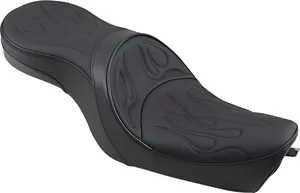 Drag Specialties SEAT LOW PROFILE FLAME 