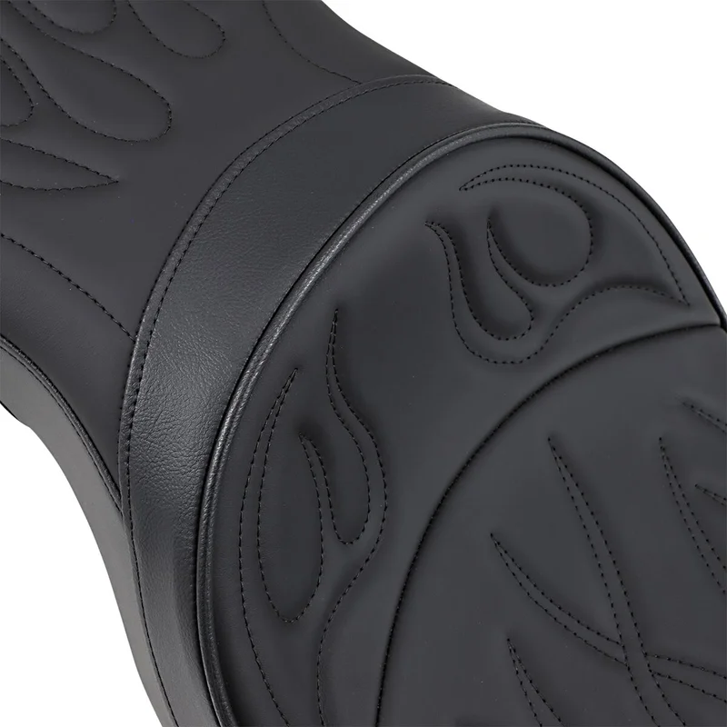 Drag Specialties SEAT LOW PROFILE FLAME