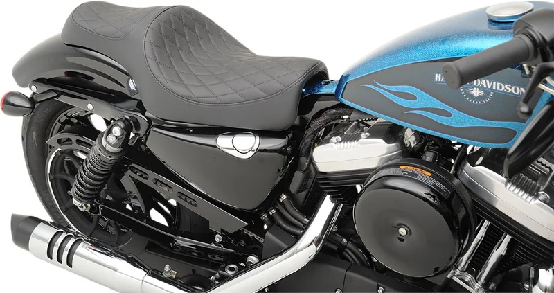 Drag Specialties SEAT 2-UP CABALLERO DIAMOND