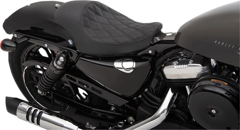 Drag Specialties SEAT SOLO 3/4 DOUBLE DIAMOND