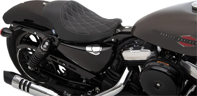 Drag Specialties SEAT SOLO 3/4 DOUBLE DIAMOND S