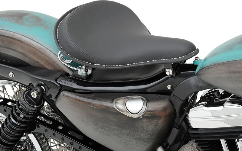Drag Specialties SEAT SOLO LARGE SOLAR LEATHER