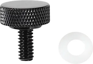 Drag Specialties SEAT KNOB BLK 1/4-20
