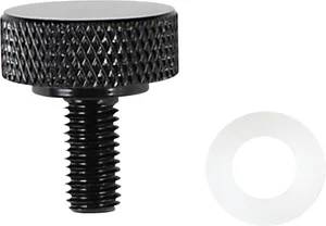 Drag Specialties SEAT KNOB BLK 1/4-28