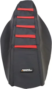 MOOSE OFFROAD HARD-PARTS RIBBED SEAT COVER BLACK/RED
