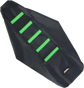 MOOSE OFFROAD HARD-PARTS RIBBED SEAT COVER BLACK/GREEN