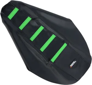 MOOSE OFFROAD HARD-PARTS RIBBED SEAT COVER BLACK/GREEN