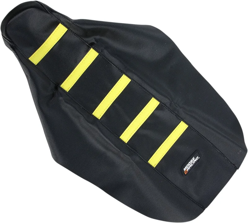 Moose Offroad RIBBED SEAT COVER BLACK/YELLOW