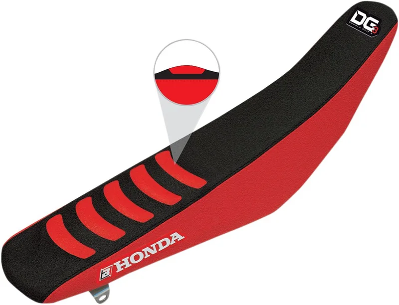 BLACKBIRD RACING DOUBLE GRIP 3 SEAT COVER RED/BLACK