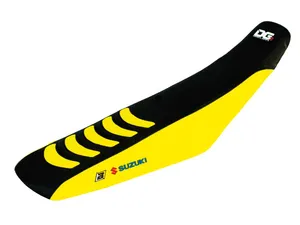 BLACKBIRD RACING DOUBLE GRIP 3 SEAT COVER YELLOW/BLACK