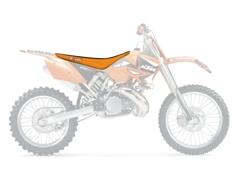 BLACKBIRD RACING DOUBLE GRIP 3 SEAT COVER ORANGE/BLACK